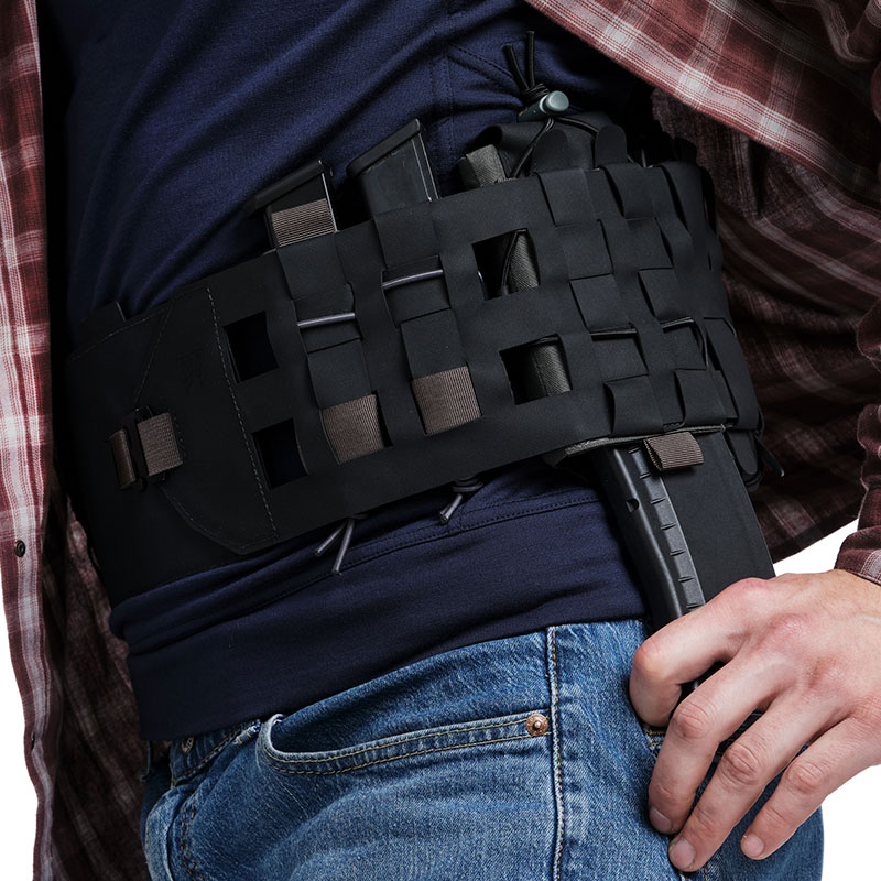 ТРИАДА-ТКО - МРС Пояс скрытого ношения с комплектом подсумков - Умбра