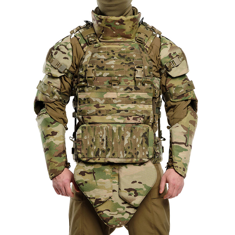 ТРИАДА-ТКО - МРС Модуль бронезащиты паха абдоминальный с бронеэлементом по классам защиты Бр1 и С2 Multicam 1000D