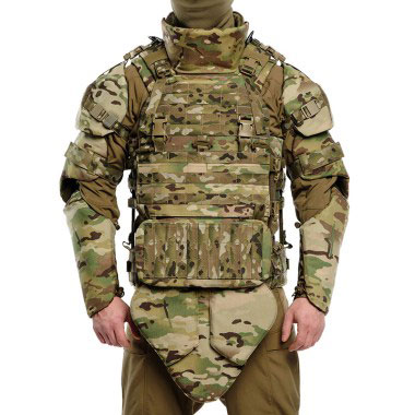 ТРИАДА-ТКО - МРС Модуль бронезащиты паха абдоминальный с бронеэлементом по классам защиты Бр1 и С2 Multicam 1000D