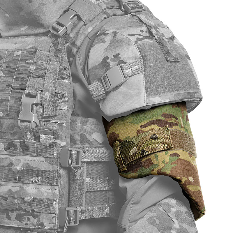 ТРИАДА-ТКО - МРС Модуль бронезащиты плеча бицепс с бронеэлементом по классам защиты Бр1 и С2 Multicam 1000D