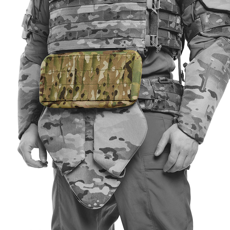 ТРИАДА-ТКО - МРС Модуль бронезащиты паха абдоминальный с бронеэлементом по классам защиты Бр1 и С2 Multicam 1000D