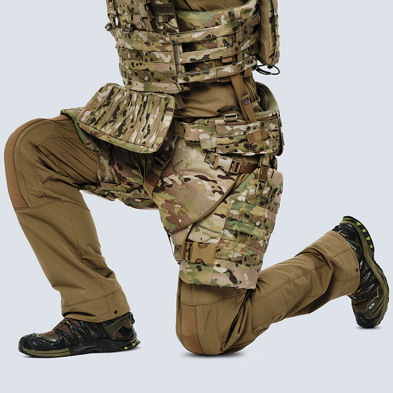 ТРИАДА-ТКО - МРС Модуль бронезащиты бедра с бронеэлементом по классам защиты Бр1 и С2 Multicam 1000D